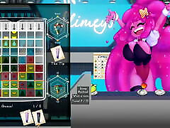Slime Girl Mixer Hentai cute game Ep.2 milking elder sis fuck while waitress