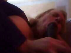 Mark Dunlap aka sissy slave enjoyingy BBC dildo in my throat