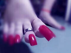 sexy red brand love nail