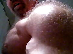 OMG ! Bald Hirsute www xxx mp4vido cpm Shows His Hairy Back And Chest