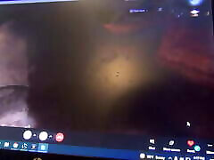 Big fat bbw monster belly on Webcam