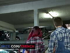 Hot banged 36 in the garage with Molly Saint Rose and Shirin