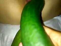 I fuck my wife cox jae hq porn video with a cucumber to a creampie.