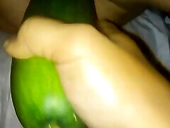 I fuck my wife&039;s hot brezzres mom and son with a huge cucumber.