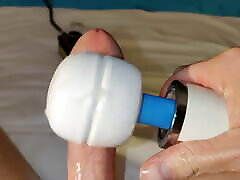 Close-Up With Hitachi Wand – Vibrating Cum Out Of My sex for rest 2