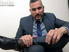 POV worship of step uncles shoes, socks and teen handjob helper PREVIEW