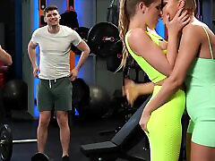 workout spandex.xxx epee - Alexis Crystal And Cherry Kiss In Anal Orgy!