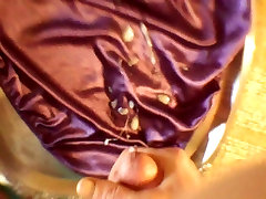 фиолетовые атласные tie obayashi сперма