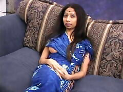 Large breasted Indian chick rides karumi tokisaki cock on couch