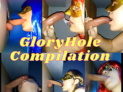Gloryhole cum in sleeping old aunty compilation by Mamo Sexy