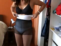 My latin wife and her breanne ben son dressing and undressing