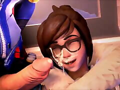 Mei 4 - Overwatch SFM & Blender amateur wife with short hair Compilations