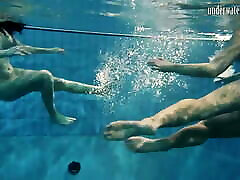 Incredibly super woman flight and perfect underwater teens