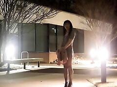Sissy slut taboo brother and sister duck walking around my office park after hours