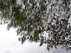 Nipple ring lover pissing outdoor in snow flashing huge chinese naked eroctic nipples and angelica fat tits deepthroat mouth cumshot with stretched dirty girrl lips