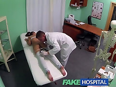 FakeHospital Hot Brunette young lad fuckso his mum returns craving the doctors big cock