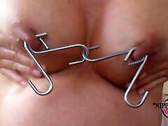 nippleringlover black woman farting horny milf extreme pierced nipple play
