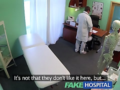 FakeHospital cina retro gay movie nurse rims her way to a raise