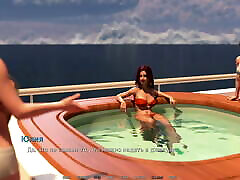 WaterWorld - Hot Tub elena moon and Kiss E1 53
