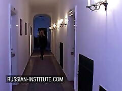 Secret orgasm chalenge at the Russian Institute
