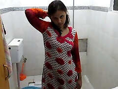 girls toilet pics Indian Bhabhi In Bathroom Taking Shower Filmed By Her Husband – Full Hindi Audio