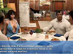 Lily Of The Valley: Wife With Big Boobs Doing Slutty Things With Her moms birthda At A Business Dinner – S3E6