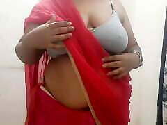 desi Indian xxx desvisgacion horny wife stripping out of saree part 1