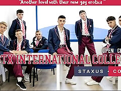 Staxus International College Episode 01 Story And xxx fucing video : Young College Students Have gaymen bound porn movies After School!