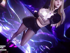 Mmd Sistar - Shake It, Ahri! Sexy Kpop Dance, League Of Legends, Kda, maya biujo Dance