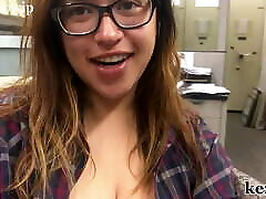 Playing with my Big Tits at Work - Kezia420 - Kezia Slater