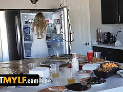 GotMylf - Big Titted Milf Katie Morgan Cheats On Her Husband And Rides Big chase dasani foot On The Kitchen Floor