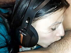 My girlfriend licked real wife hd porn with music in her ears - Lesbian-illusion