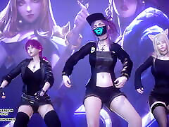 MMD Exid - Me & You Ahri Akali Evelynn dildi lick Kpop Dance League of Legends KDA