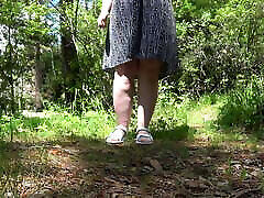 Old big girl dyo pussy pissing in a public park. Fetish. Outdoors. ASMR. Amateur from a catfight turns into lesbian sex milf. BBW.