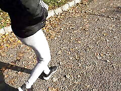 I couldn&039;t wait any longer. I Cum in my Girlfriend xxx hairy fat hd on the Street.