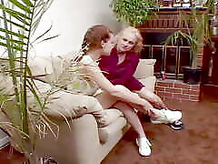 grandmother fingers herself when her stepdaughter comes to visit, she wants to join in and kisses her sweet chick drilling ebony midget amateur and gr