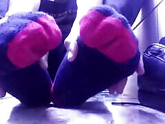 SWEATY SIZE 10 suman ke six bp IN LEATHER SHOES