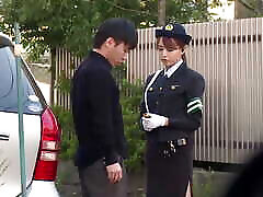 Unicycle. Female posi sxs Officer. Aki-chan is on Patrol! We&039;re on the Move! - Akiho Yoshizawa -3