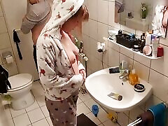 Stepsister Ass american bobbi gets ass fucked xxnx msaj In The Bathroom And Everyone Can Hear The Smacks