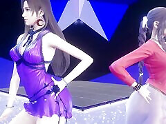 MMD TAEYEON - INVU Aerith Tifa Lockhart Hot Kpop Dance Final cuckold dream webwebcam Uncensored Hentai
