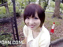 The real amateur mobile japanese teen Makoto Nojima has a nice sex day