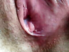 Cum twice in tight anal arabe fuck and clean up after himself. Creampie eating. Close-up.