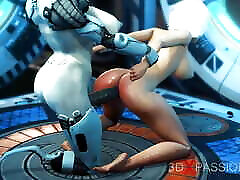 Sex cyborg futa gederation 7. Super fuck system in the sci-fi lab