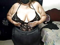 chubby bbw miko dai blue changing clothes