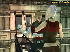 A super hot scene from the Tekken jakul sa jeen game. The girl was finished!