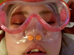 That juicy cumshot cannot be great without the goggles