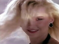 Vintage blonde Karen Foster shows her addy cum for the cam