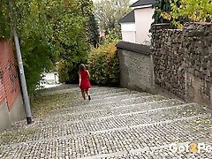 bangla porsho xxx video mother fuck gonzo movies girl in red dress hides behind the house and urinates