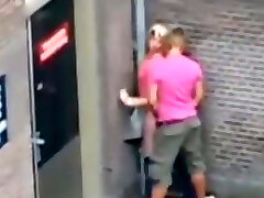 Extreme public sexy hip porn in the street daytime voyeur video