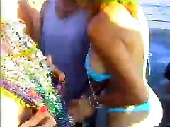 Hot video with a mature blonde flashing izummi hori nude body on a beach